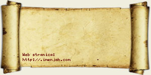 Jakov Crnoglavac vizit kartica